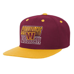 Washington Commanders Outerstuff Youth Team Gradient Deadstock Snapback Hat - Burgundy Hats