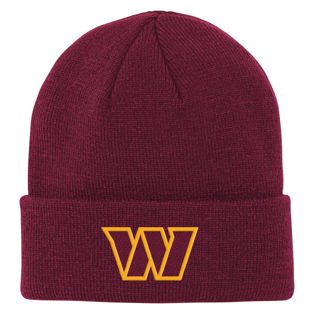 Washington Commanders Outerstuff Youth Team Gradient Cuffed Knit Hat - Burgundy Hats