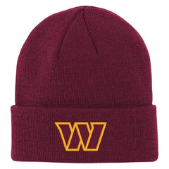Washington Commanders Outerstuff Youth Team Gradient Cuffed Knit Hat - Burgundy Hats