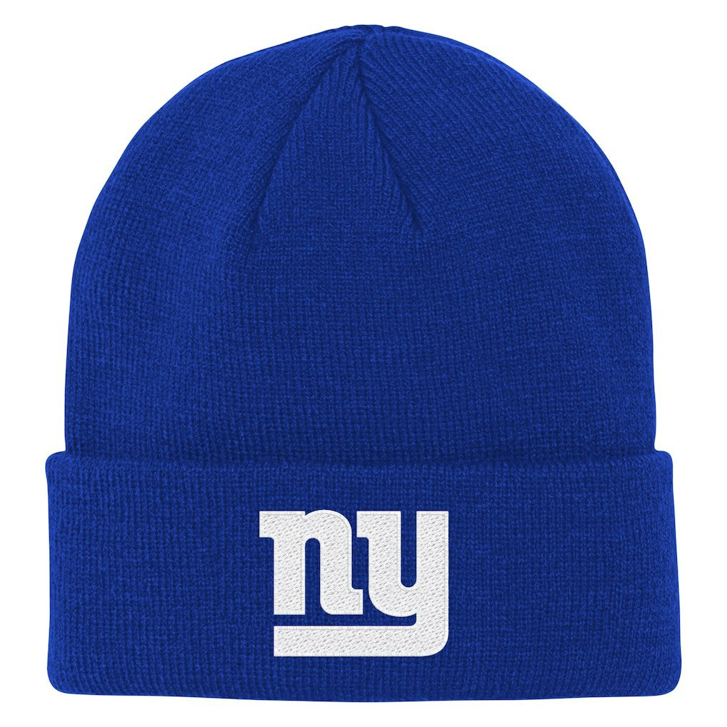 New York Giants Outerstuff Youth Team Gradient Cuffed Knit Hat - Royal Hats
