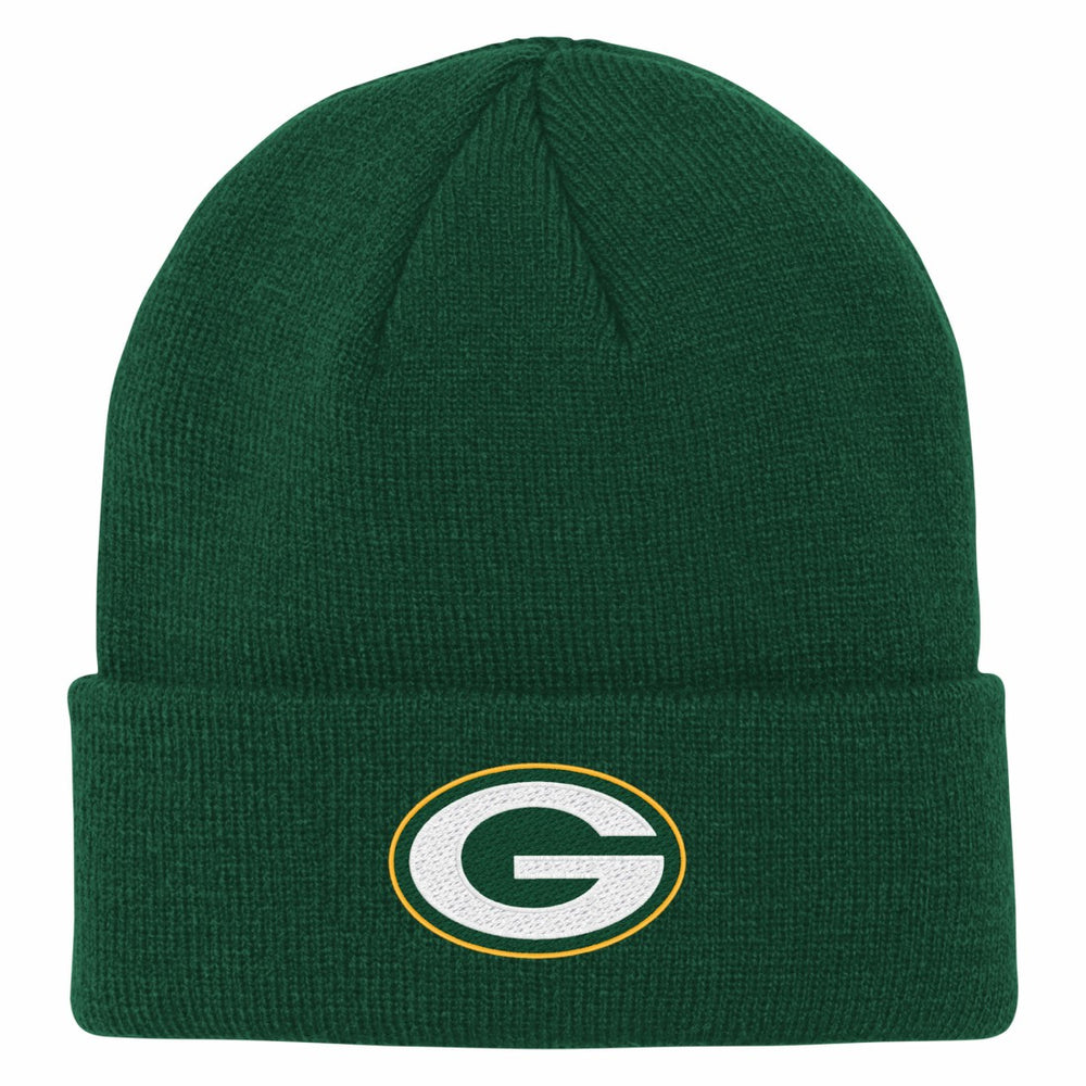 Green Bay Packers Outerstuff Youth Team Gradient Cuffed Knit Hat - Green Hats