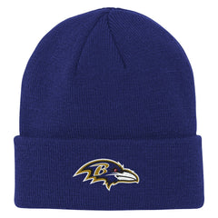 Baltimore Ravens Outerstuff Youth Team Gradient Cuffed Knit Hat - Purple Hats