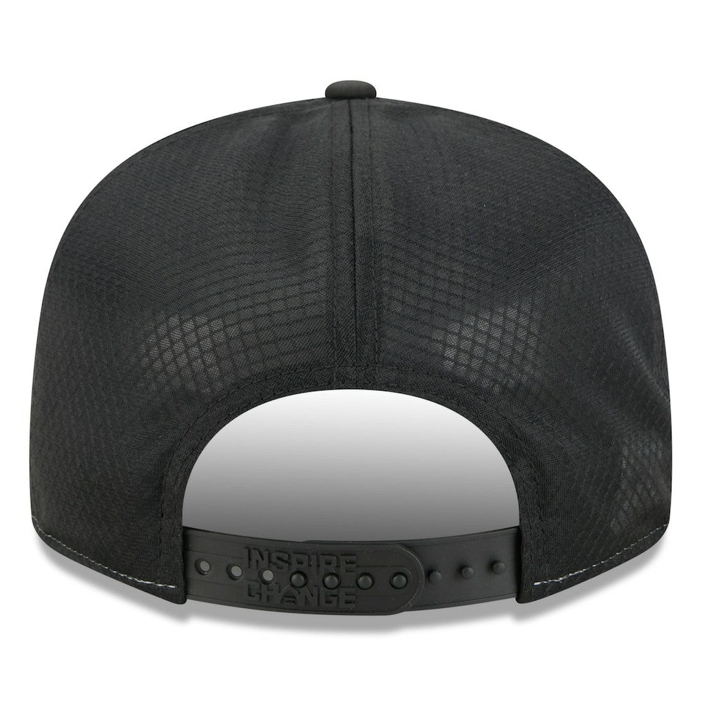 Miami Dolphins New Era 2025 Inspire Change Split Panel 9FIFTY Snapback Hat - White/Black Hats