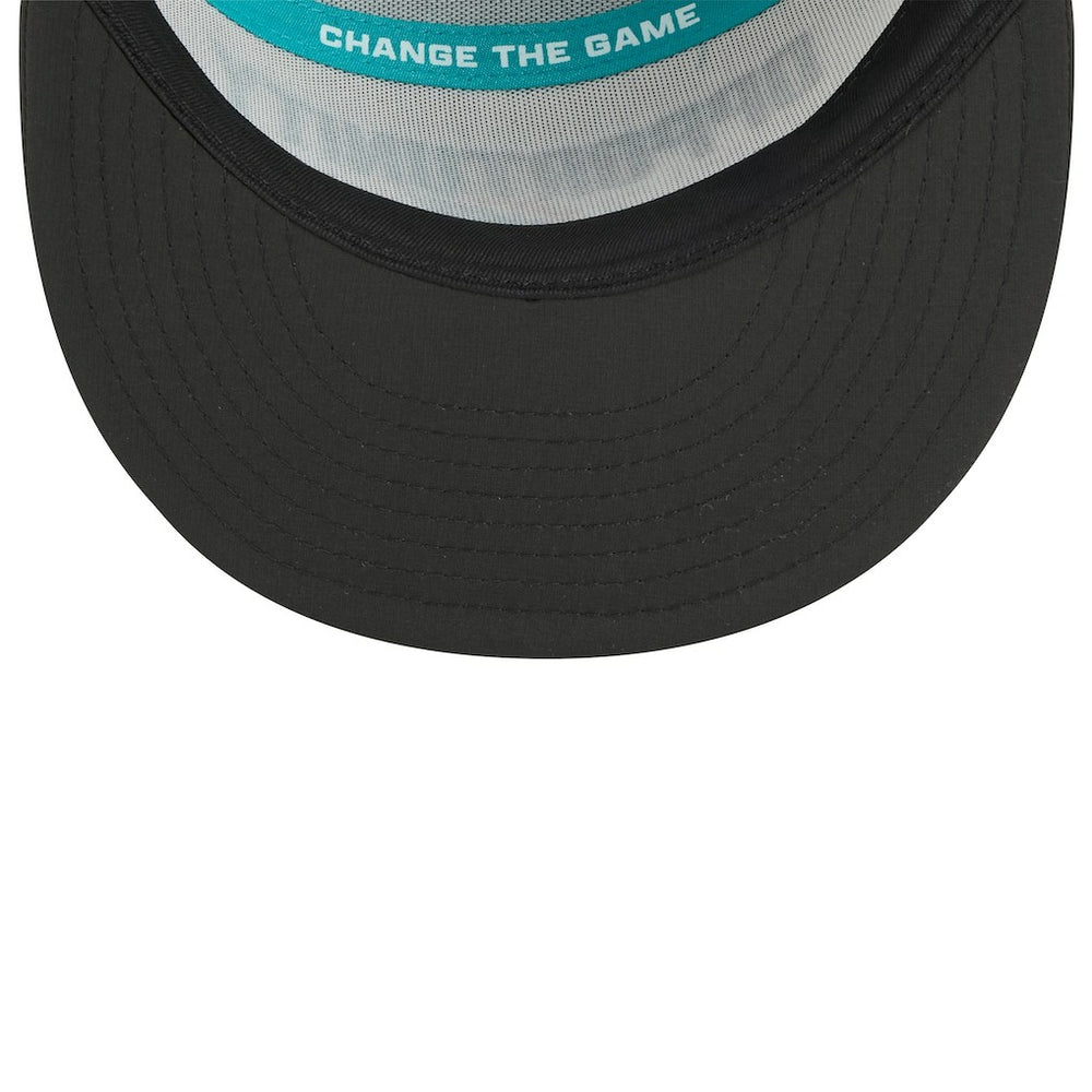 Miami Dolphins New Era 2025 Inspire Change Split Panel 9FIFTY Snapback Hat - White/Black Hats