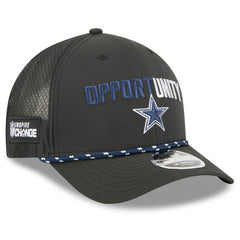 Dallas Cowboys New Era 2025 Inspire Change 9FORTY M-Crown Adjustable Hat - Black Hats