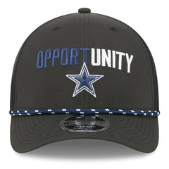 Dallas Cowboys New Era 2025 Inspire Change 9FORTY M-Crown Adjustable Hat - Black Hats