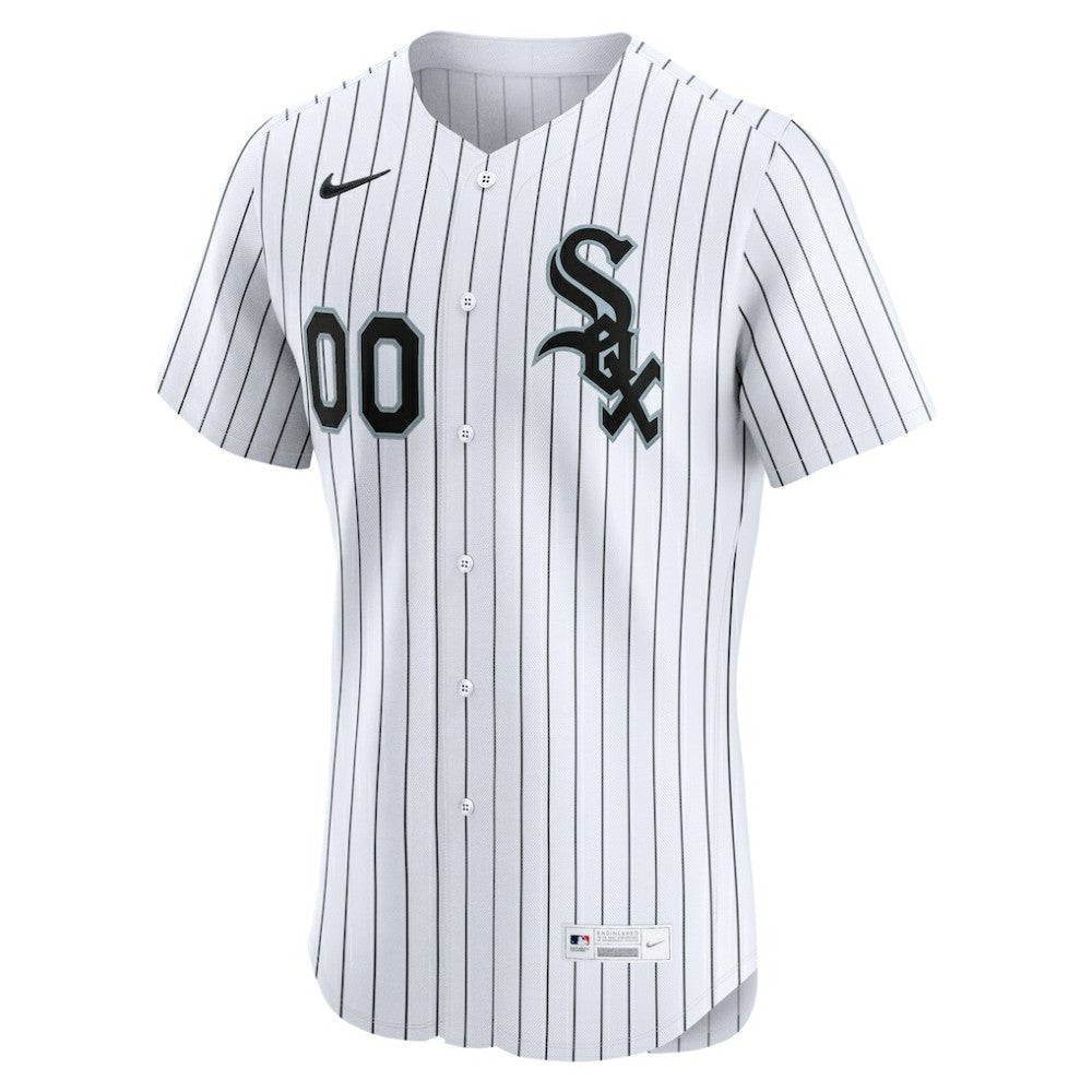 Chicago White Sox Nike Home Elite Custom Jersey - White Jerseys