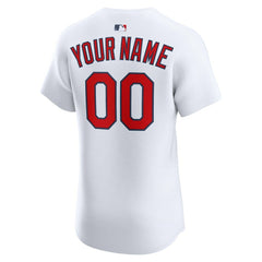 St. Louis Cardinals Nike Home Elite Custom Jersey - White Jerseys