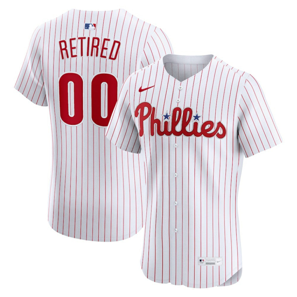 Philadelphia Phillies Nike  Home Elite Pick-A-Player Retired Roster Jersey - White Jerseys