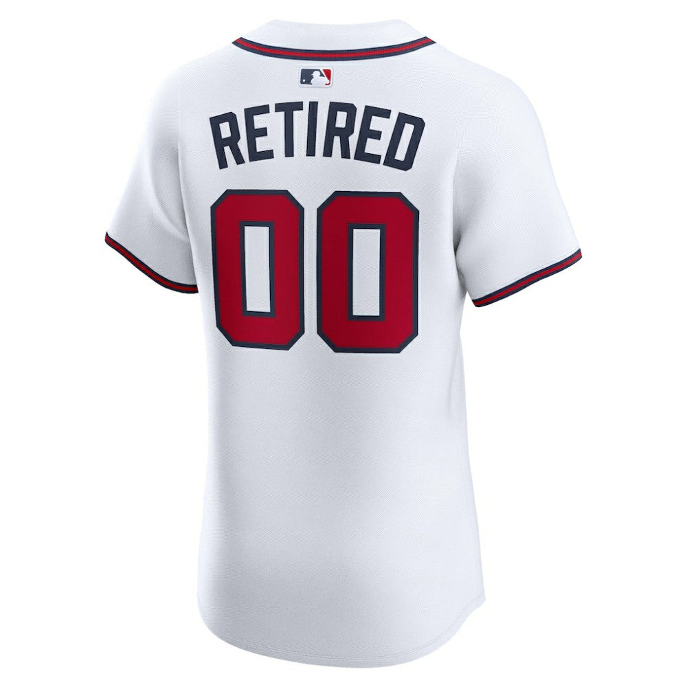 Atlanta Braves Nike  Home Elite Pick-A-Player Retired Roster Jersey - White Jerseys
