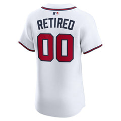 Atlanta Braves Nike  Home Elite Pick-A-Player Retired Roster Jersey - White Jerseys