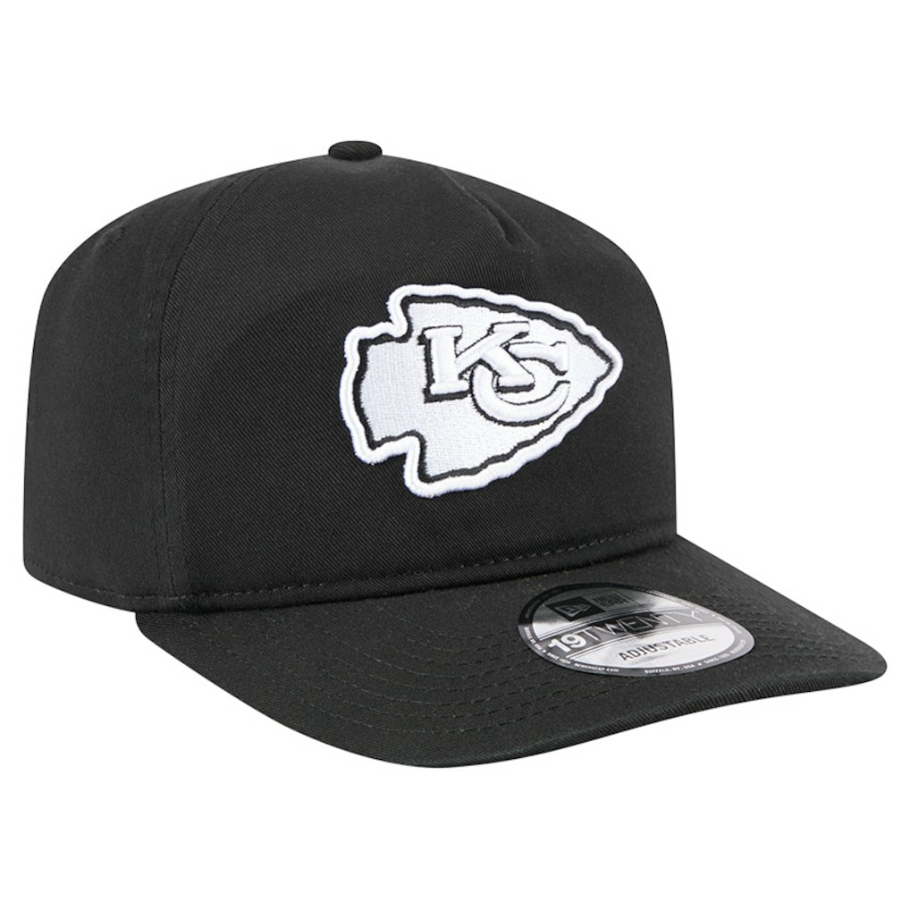Kansas City Chiefs New Era 19TWENTY Adjustable Hat - Black/White Hats