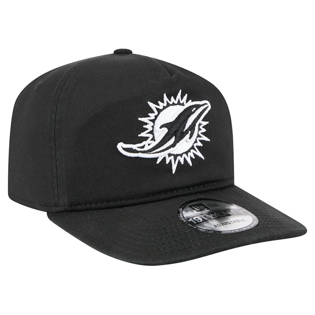 Miami Dolphins New Era 19TWENTY Adjustable Hat - Black/White Hats
