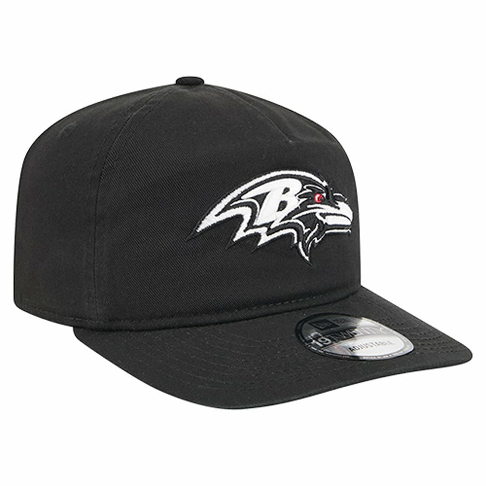 Baltimore Ravens New Era 19TWENTY Adjustable Hat - Black/White Hats
