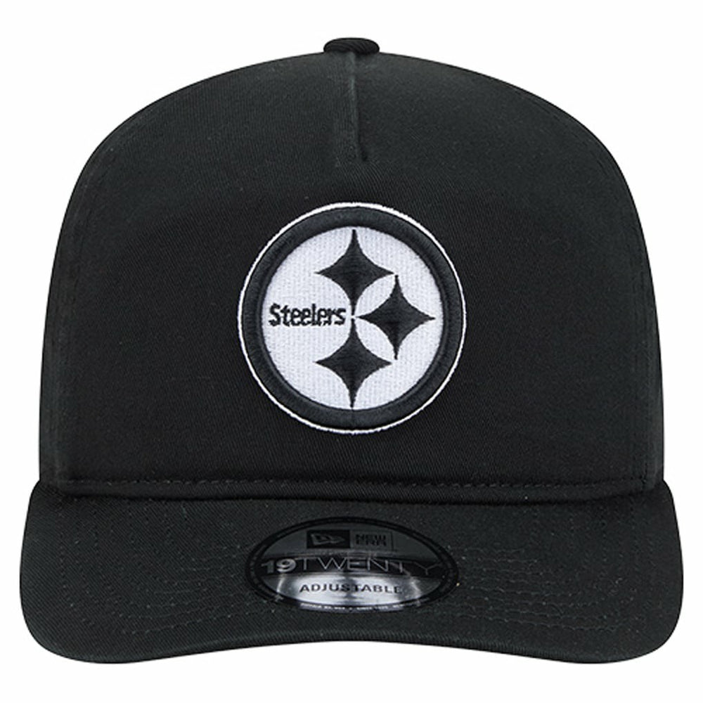 Pittsburgh Steelers New Era 19TWENTY Adjustable Hat - Black/White Hats