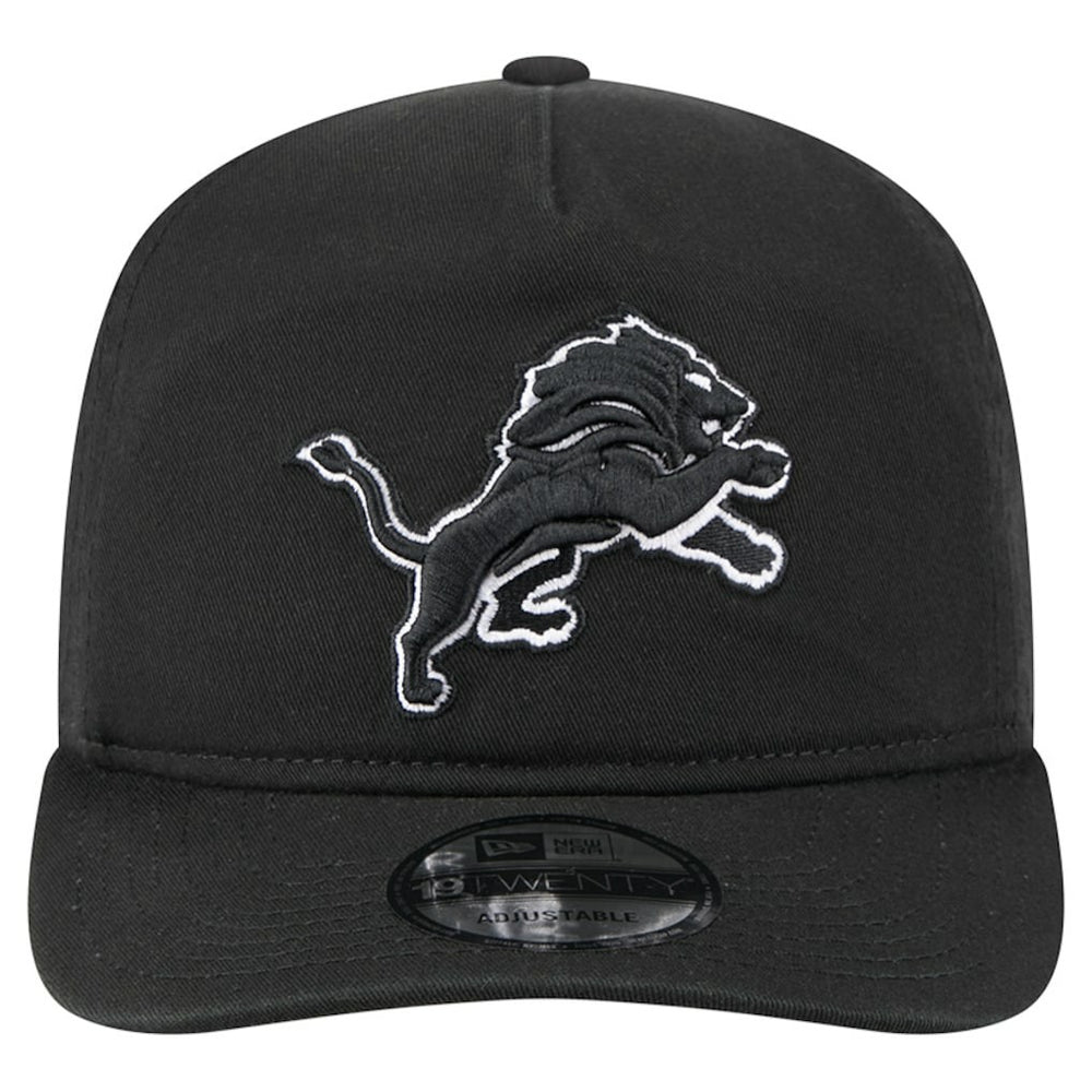 Detroit Lions New Era 19TWENTY Adjustable Hat - Black/White Hats