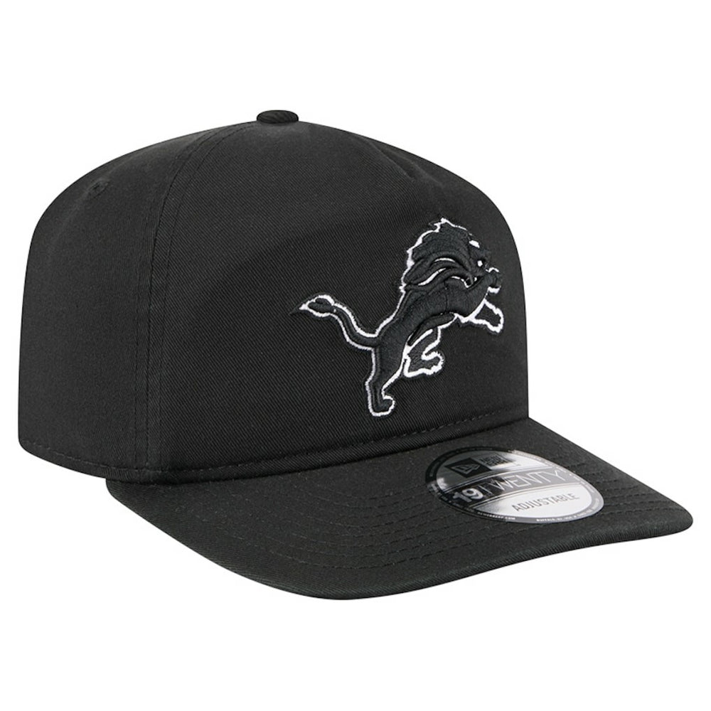 Detroit Lions New Era 19TWENTY Adjustable Hat - Black/White Hats