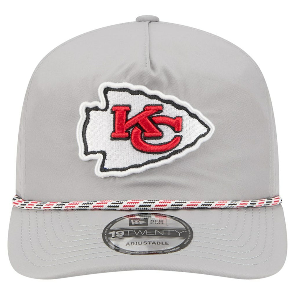 Kansas City Chiefs New Era Rope 19TWENTY Hat - Gray Hats