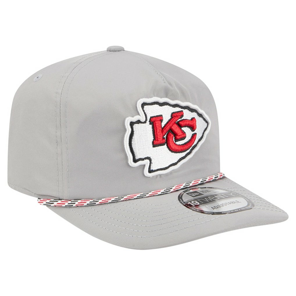 Kansas City Chiefs New Era Rope 19TWENTY Hat - Gray Hats
