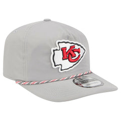 Kansas City Chiefs New Era Rope 19TWENTY Hat - Gray Hats