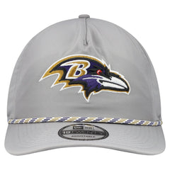 Baltimore Ravens New Era Rope 19TWENTY Hat - Gray Hats