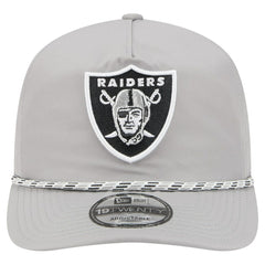 Las Vegas Raiders New Era Rope 19TWENTY Hat - Silver Hats