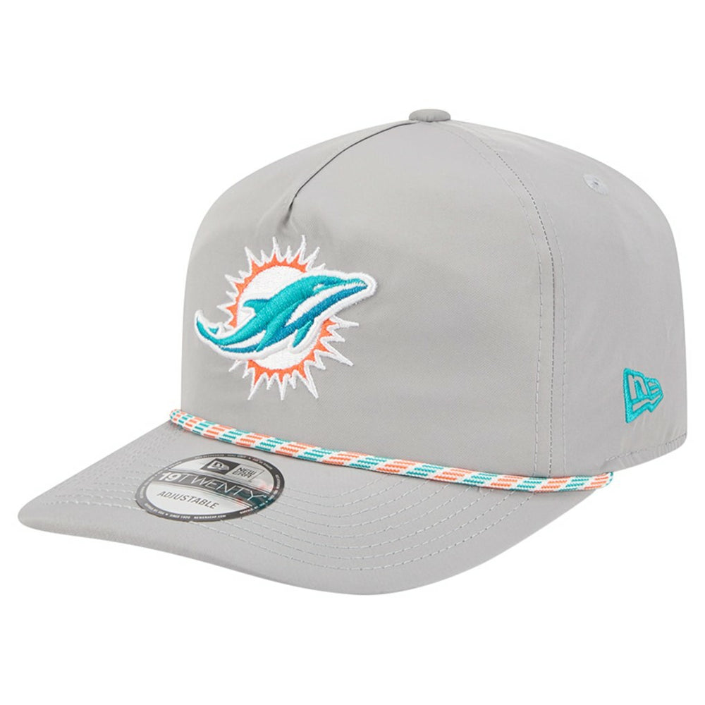 Miami Dolphins New Era Rope 19TWENTY Hat - Gray Hats