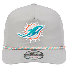 Miami Dolphins New Era Rope 19TWENTY Hat - Gray Hats