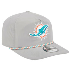 Miami Dolphins New Era Rope 19TWENTY Hat - Gray Hats