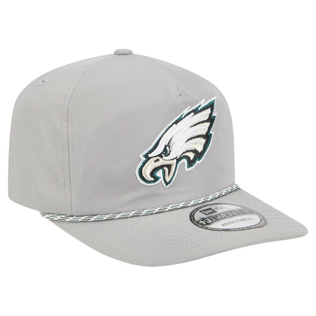 Philadelphia Eagles New Era Rope 19TWENTY Hat - Silver Hats