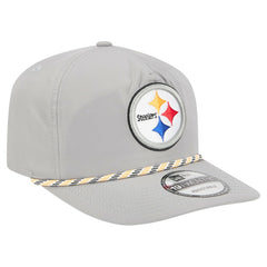 Pittsburgh Steelers New Era Rope 19TWENTY Hat - Gray Hats