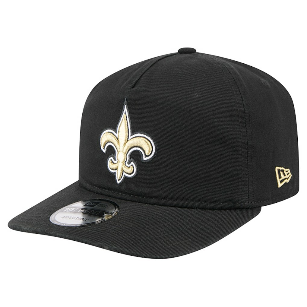 New Orleans Saints New Era Team 19TWENTY Adjustable Hat - Black Hats
