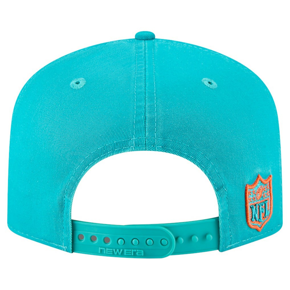 Miami Dolphins New Era Team 19TWENTY Adjustable Hat - Aqua Hats