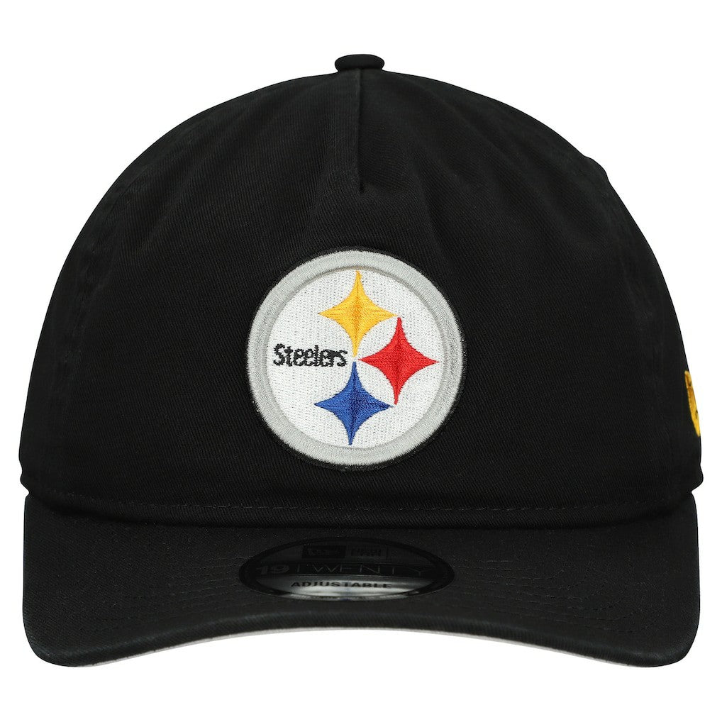 Pittsburgh Steelers New Era Team 19TWENTY Adjustable Hat - Black Hats
