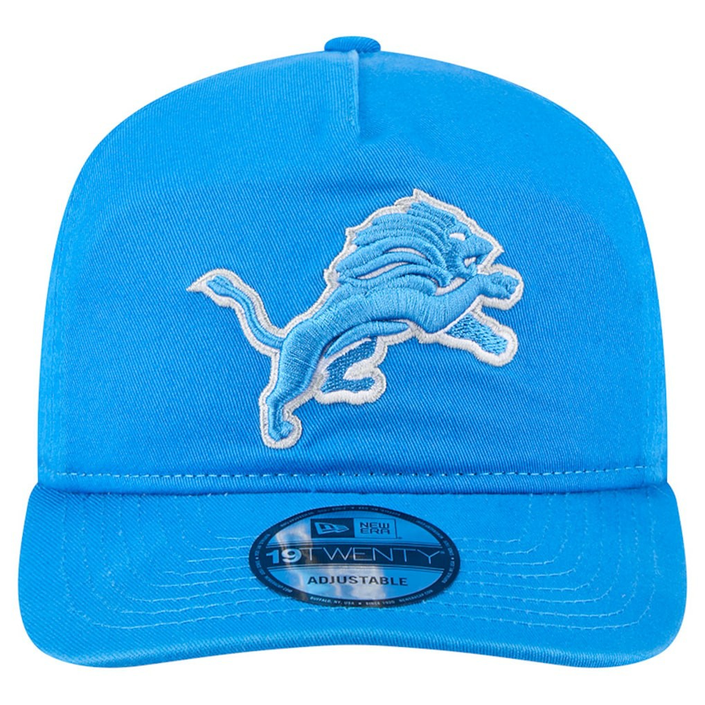 Detroit Lions New Era Team 19TWENTY Adjustable Hat - Blue Hats