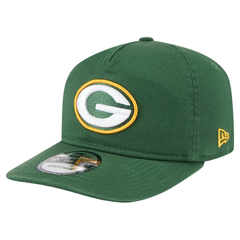 Green Bay Packers New Era Team 19TWENTY Adjustable Hat - Green Hats