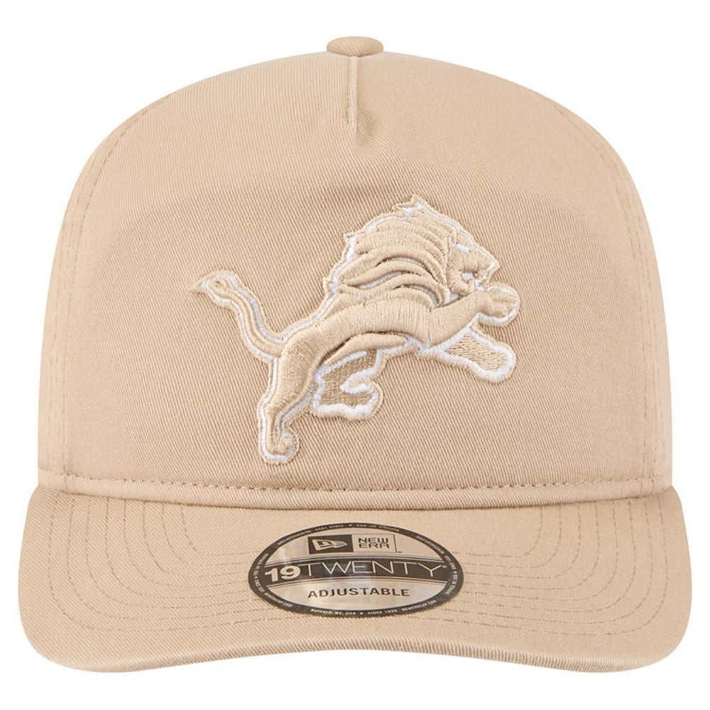 Detroit Lions New Era 19TWENTY Adjustable Hat - Tan Hats