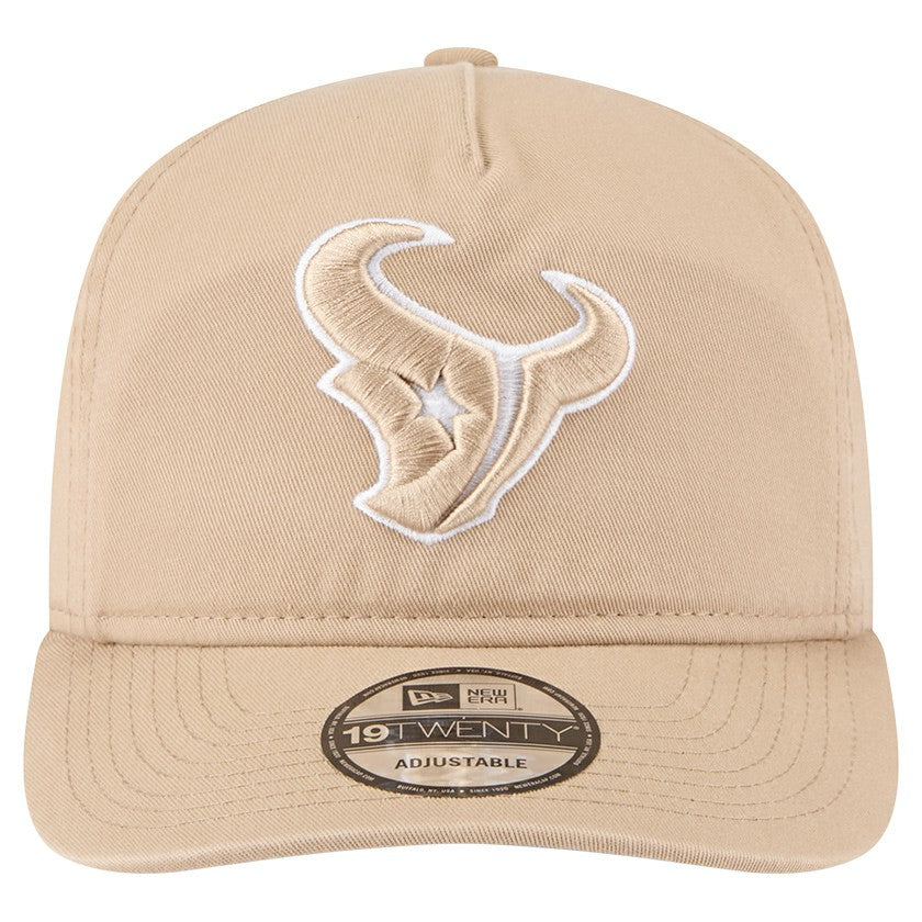 Houston Texans New Era 19TWENTY Adjustable Hat - Tan Hats