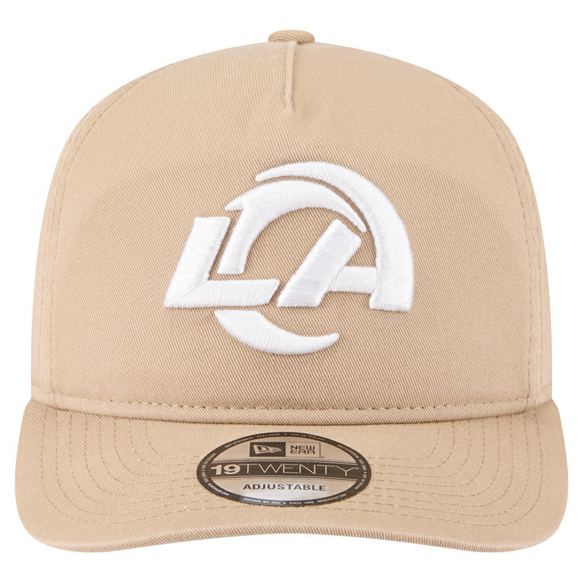 Los Angeles Rams New Era 19TWENTY Adjustable Hat - Tan Hats