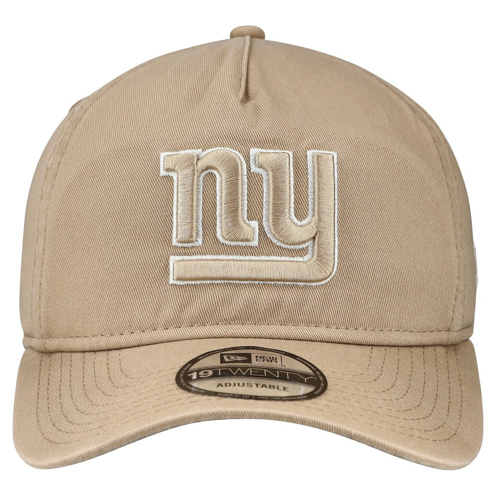 New York Giants New Era 19TWENTY Adjustable Hat - Tan Hats