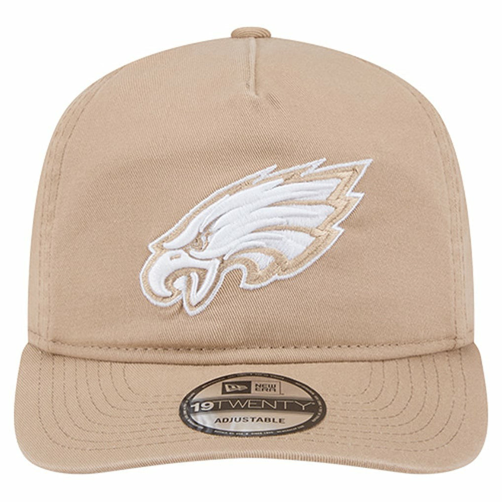 Philadelphia Eagles New Era 19TWENTY Adjustable Hat - Tan Hats