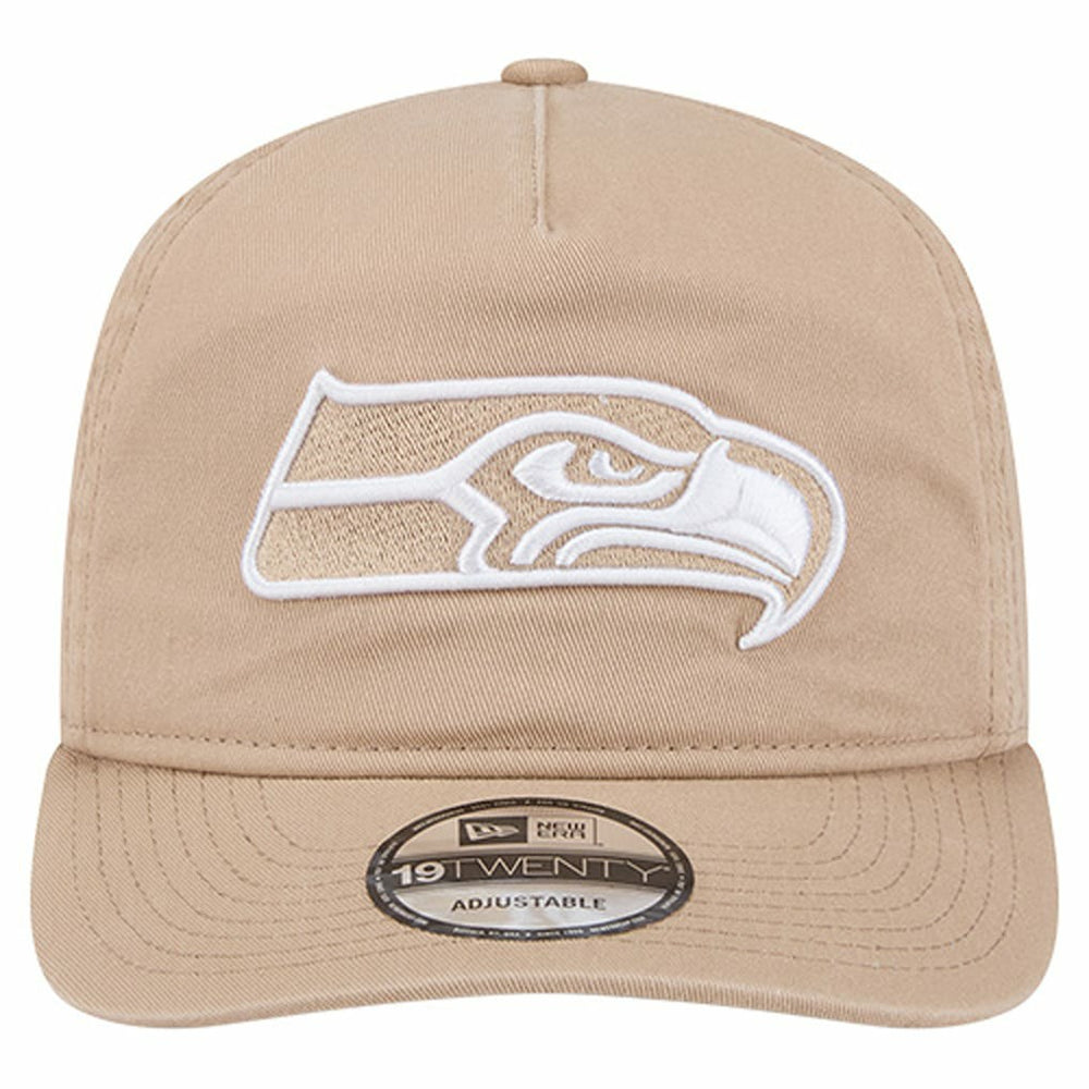 Seattle Seahawks New Era 19TWENTY Adjustable Hat - Tan Hats