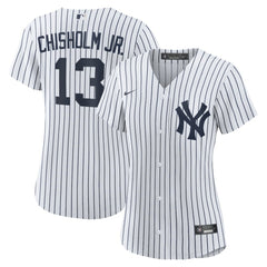 Jazz Chisholm Jr. New York Yankees Nike Women's Home Replica Jersey - White Jerseys