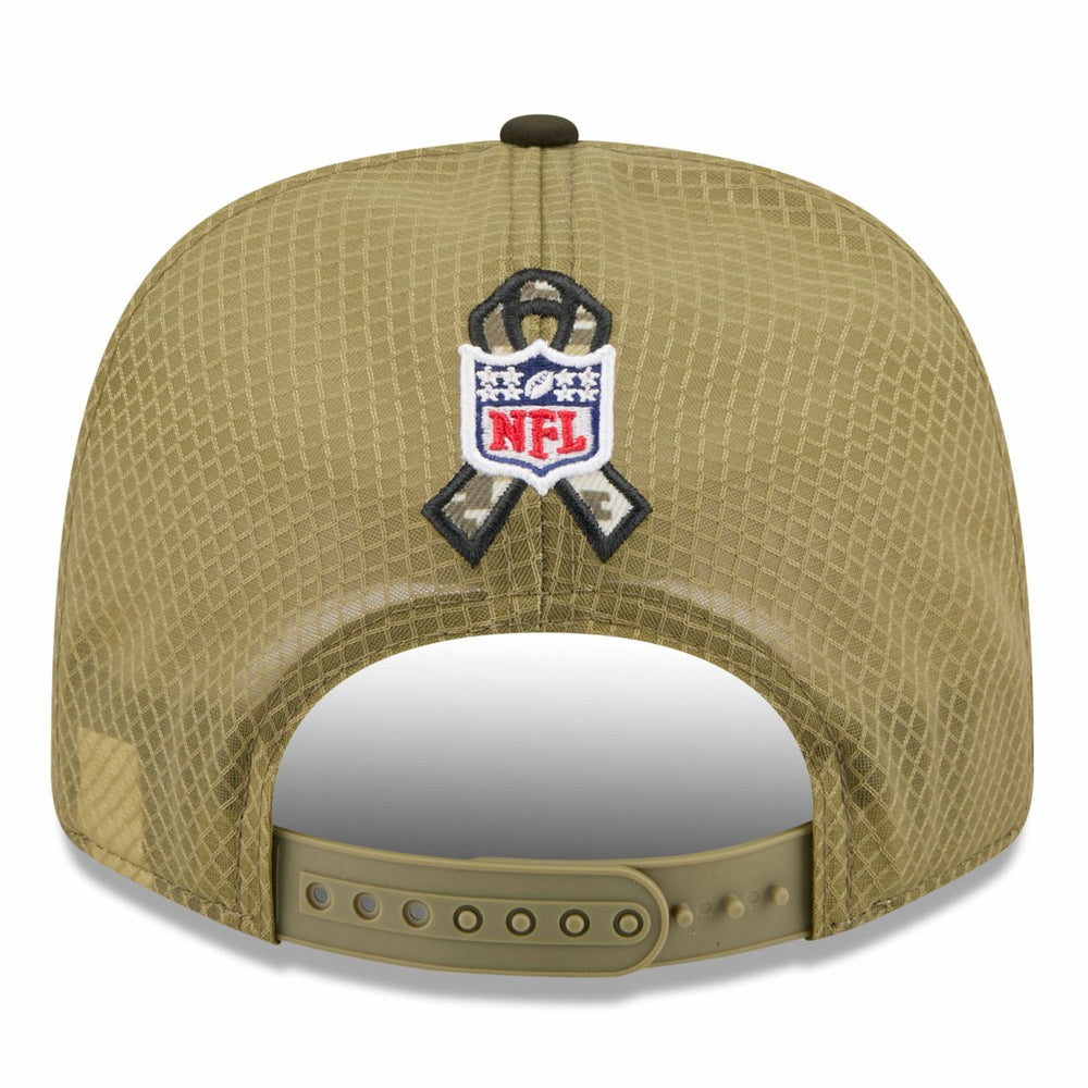 New York Jets New Era 2025 Salute to Service 9SEVENTY Adjustable Hat - Green Hats