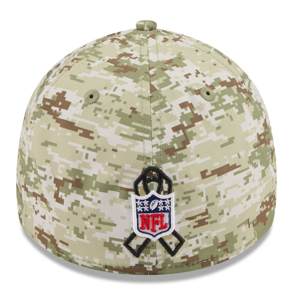 Philadelphia Eagles New Era 2025 Salute to Service 39THIRTY Flex Hat - Camo Hats