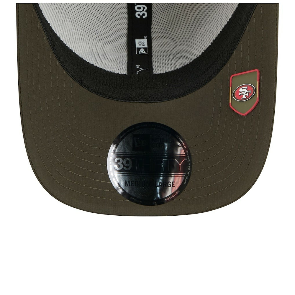 San Francisco 49ers New Era 2025 Salute to Service 39THIRTY Flex Hat - Camo Hats
