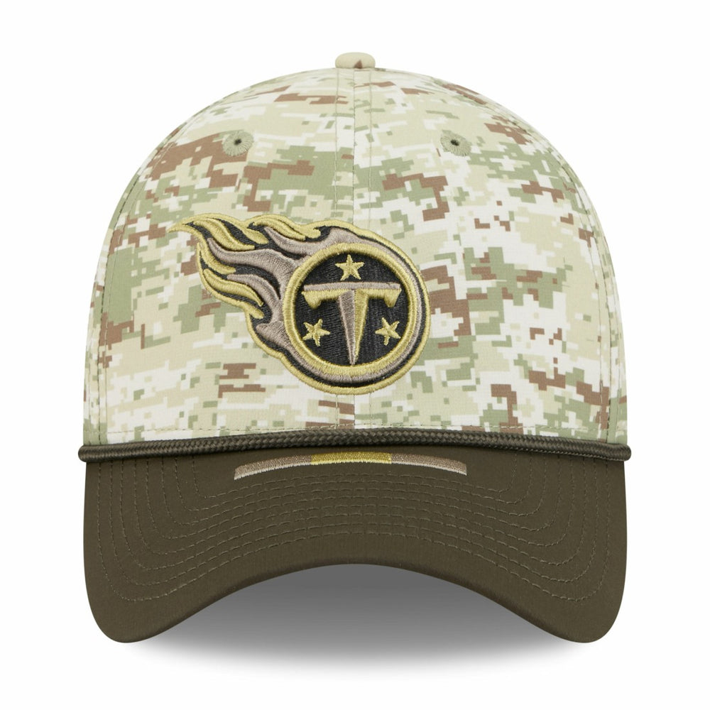 Tennessee Titans New Era 2025 Salute to Service 39THIRTY Flex Hat - Camo Hats