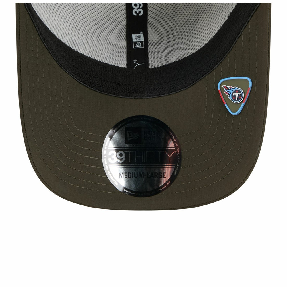 Tennessee Titans New Era 2025 Salute to Service 39THIRTY Flex Hat - Camo Hats