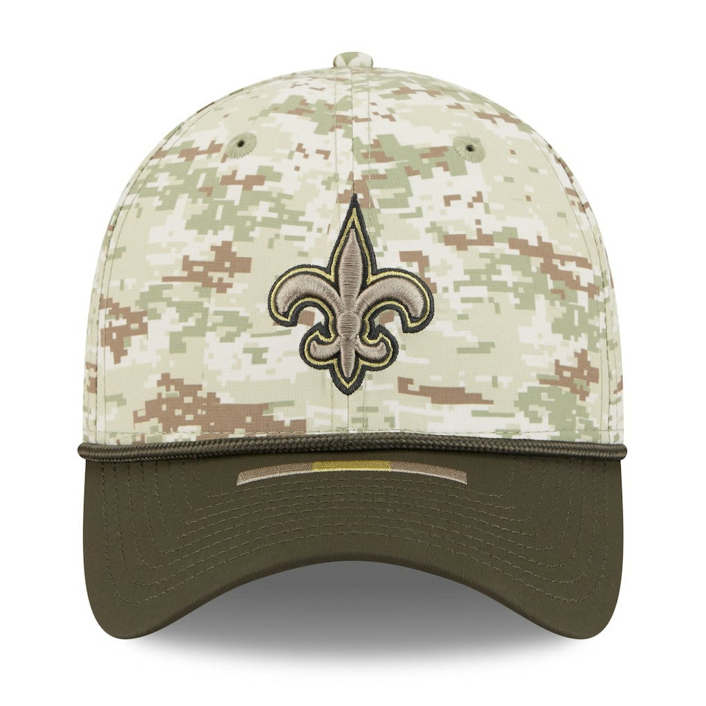 New Orleans Saints New Era 2025 Salute to Service 39THIRTY Flex Hat - Camo Hats