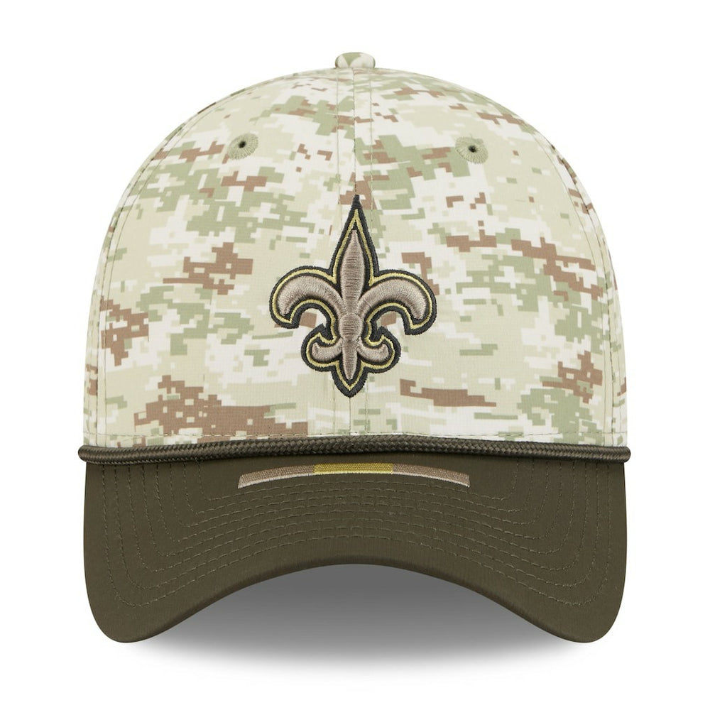 New Orleans Saints New Era 2025 Salute to Service 39THIRTY Flex Hat - Camo Hats